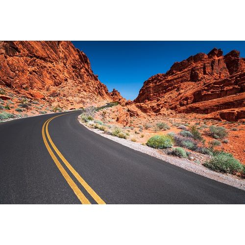 Park scenic byway-Valley of Fire State Park-Nevada-USA